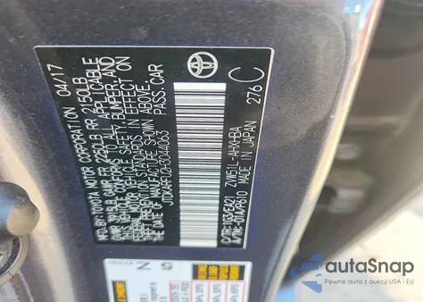 2017 Toyota Prius Three Touring из США, поврежденный, VIN JTDKARFU2H3044063